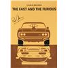 Image 1 : Director Rob Cohen’s personal autographed retro The Fast and the Furious silkscreen canvas artwork.