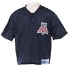 Image 2 : Jonathan Lipnicki’s 1997 Celebrity All-Star game-worn Cleveland jersey signed by Mike Piazza.