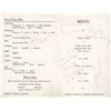 Image 1 : The Beatles menu signed by all four members on flight to the Bahamas to shoot Help!