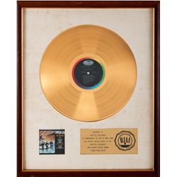 The Beatles RIAA White Matte Gold Award for "Something New".