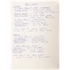 Image 3 : The Who's John Entwistle's personal song journal filled with handwritten lyrics to more than 16 song