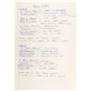 Image 5 : The Who's John Entwistle's personal song journal filled with handwritten lyrics to more than 16 song