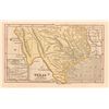 Image 2 : 1840s Republic of Texas Pocket Map Framed