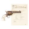 Image 1 : Factory Engraved Colt 1873 SA .45 Gold & Silver