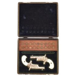Factory Engraved Colt .41 Derringers Cased Set