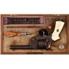 Image 2 : French Levaux Cased Pinfire Revolver E. Pertuiset