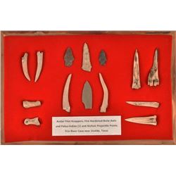 Paleo-Indian Artifact Collection in Case