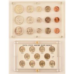 1957-1959 Mint Proof Set & WWII Nickel Collection