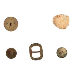 Five Assorted Alamo Relics