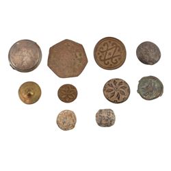 8 Relic Buttons and 2 Pistol Shot
