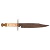 Image 1 : Fighting Knife with Bone & Brass Handle