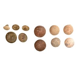 Alamo Battlefield Relics Musket Balls & Buttons