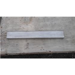 Stainless Rectangular Tube 2" x 4" x 30" (3/16" thick)