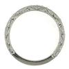 Image 3 : ANTIQUE WHITE GOLD DIAMOND WEDDING BAND (61840)