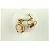 Image 2 : ANTIQUE GOLD CAMEO EARRING w SCREW BACKS (61625)
