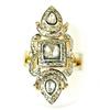 Image 1 : ANTIQUE Style Ring ROSE CUT DIAMONDS 2 CARATS! (61390)