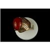 Image 2 : 14k Yellow Gold ring features a large, Oval CARNELIAN. (60623)