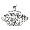 Image 1 : 14k Gold Butterfly Pendant Diamond (61944)
