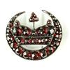 Image 1 : Antique Style BOHEMIAN GARNET Pin (61271)