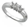 Image 1 : WhiteGold 3 Stone DIAMOND ANNIVERSARY BAND (60972)