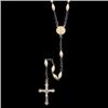 Image 1 : 14K ALL GOLD ROSARY BEADS (59215)