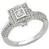 Image 1 : 14k DIAMOND ENGAGEMENT RING .75 CTS! (60055)