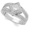 Image 1 : 14k DIAMOND RIGHT HAND RING .75 CARATS! (60058)