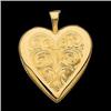 Image 1 : 14k GOLD HEART LOCKET PENDANT (58788)