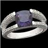 14k White Gold Amethyst Ring (58725)
