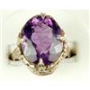 Image 1 : ANTIQUE STYLE 14K RING AMETHYST 11 CARATS! FILIGREE (60270)