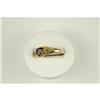 Image 2 : ANTIQUE Style GOLD RING w AMETHYST (59041)