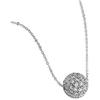 Image 1 : BEAUTIFUL 14K WHITE GOLD DIAMOND NECKLACE (58082)