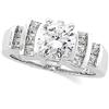 Image 1 : WHITE GOLD ENGAGEMENT RING DIAMONDS 2.30 CARATS! (61842)