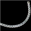 Image 1 : 14k Gold Bracelet w Blue Topaz (61955)