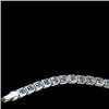 Image 2 : 14k Gold Bracelet w Blue Topaz (61955)
