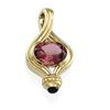 14k Yellow Gold Tourmaline Pendant (58808)