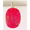 Image 1 : STERLING PENDANT GENUINE RUBY 30 CARATS!! (62196)
