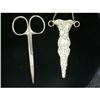 Image 3 : ANTIQUE STYLE STERLING SILVER SEWING SCISSORS PENDANT (39853)