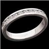 Platinum DIAMOND Wedding Band Size 5 (58886)