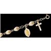 Image 1 : 14k Yellow Gold ROSARY BRACELET! (59718)