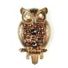 Image 1 : ANtique Style BOHEMIAN GARNET Owl Pin (61272)