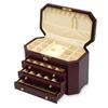Image 1 : Classic Solid MAHOGANY Jewelry Chest (60410)