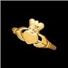 14k Gold CLADDAGH Ring, Size 5 (61980)