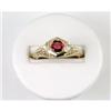 Image 1 : 14k White Gold Ruby Ring (42768)