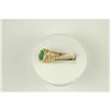 Image 2 : ANTIQUE STYLE 14K GOLD RING EMERALD .70 CARATS! (42946)