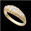 Image 1 : ANTIQUE STYLE 14K DIAMOND WEDDING BAND (58163)