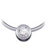 Image 1 : 14k White Gold Diamond Necklace (58702)