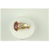 Image 2 : BEAUTIFUL GOLD RING RUBYS w DIAMONDS (59541)