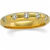 Image 1 : 14k Yellow Gold Diamond Wedding Band. (60080)