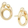 14K Gold Earrings MOTHER w CHILD (60875)
